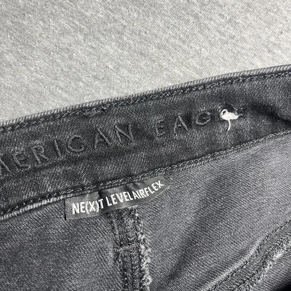 American Eagle RN: 54485 Next Level AirFlex Black Denim Men's 28 by 30 Jeans - Picture 4 of 7